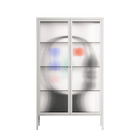 Équilibre_Intérieur - Cabinet - David Vanadia - Chalk - Reeded glass
