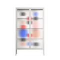 Pattern - Cabinet - David Vanadia - Chalk - Reeded glass