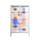Pattern - Cabinet - David Vanadia - Chalk - Reeded glass