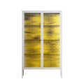 What a Mess - Cabinet - Craig Watkins - Chalk - Reeded glass