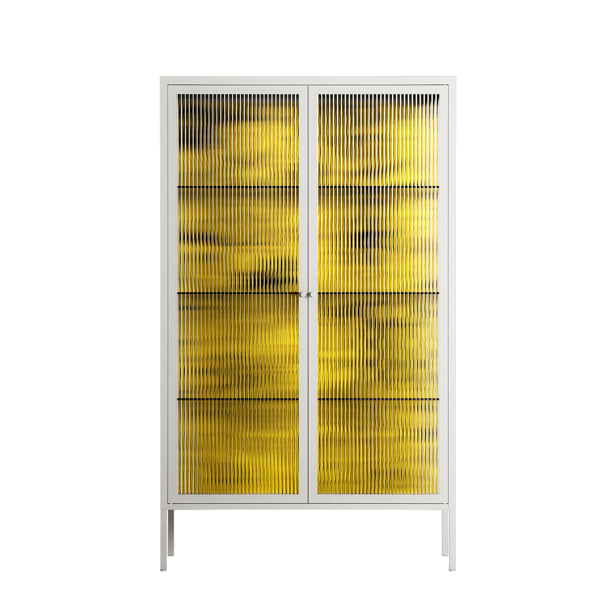 What a Mess - Cabinet - Craig Watkins - Chalk - Reeded glass