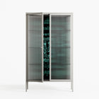 Optical Delusion - Cabinet - Craig Watkins - Chalk - Reeded glass