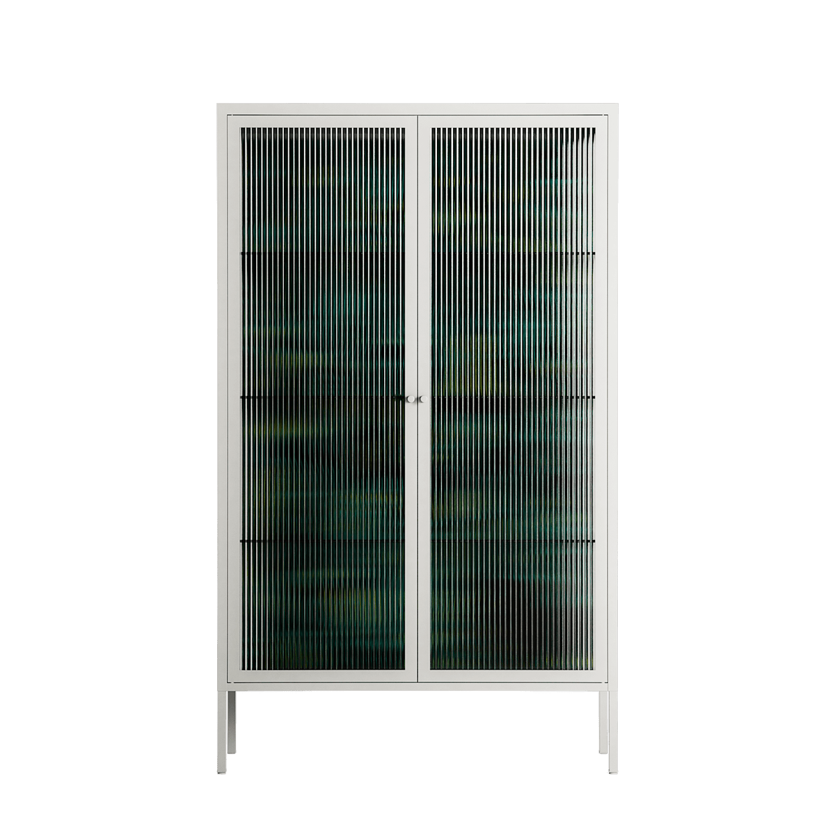 The Green Line - Cabinet - Craig Watkins - Chalk - Reeded glass