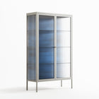 The Blue Line - Cabinet - Craig Watkins - Chalk - Reeded glass