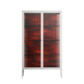 Wottosque Red - Cabinet - Craig Watkins - Chalk - Reeded glass