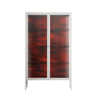 Wottosque Red - Cabinet - Craig Watkins - Chalk - Reeded glass