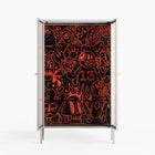 Wottosque Red - Cabinet - Craig Watkins - Chalk - Reeded glass