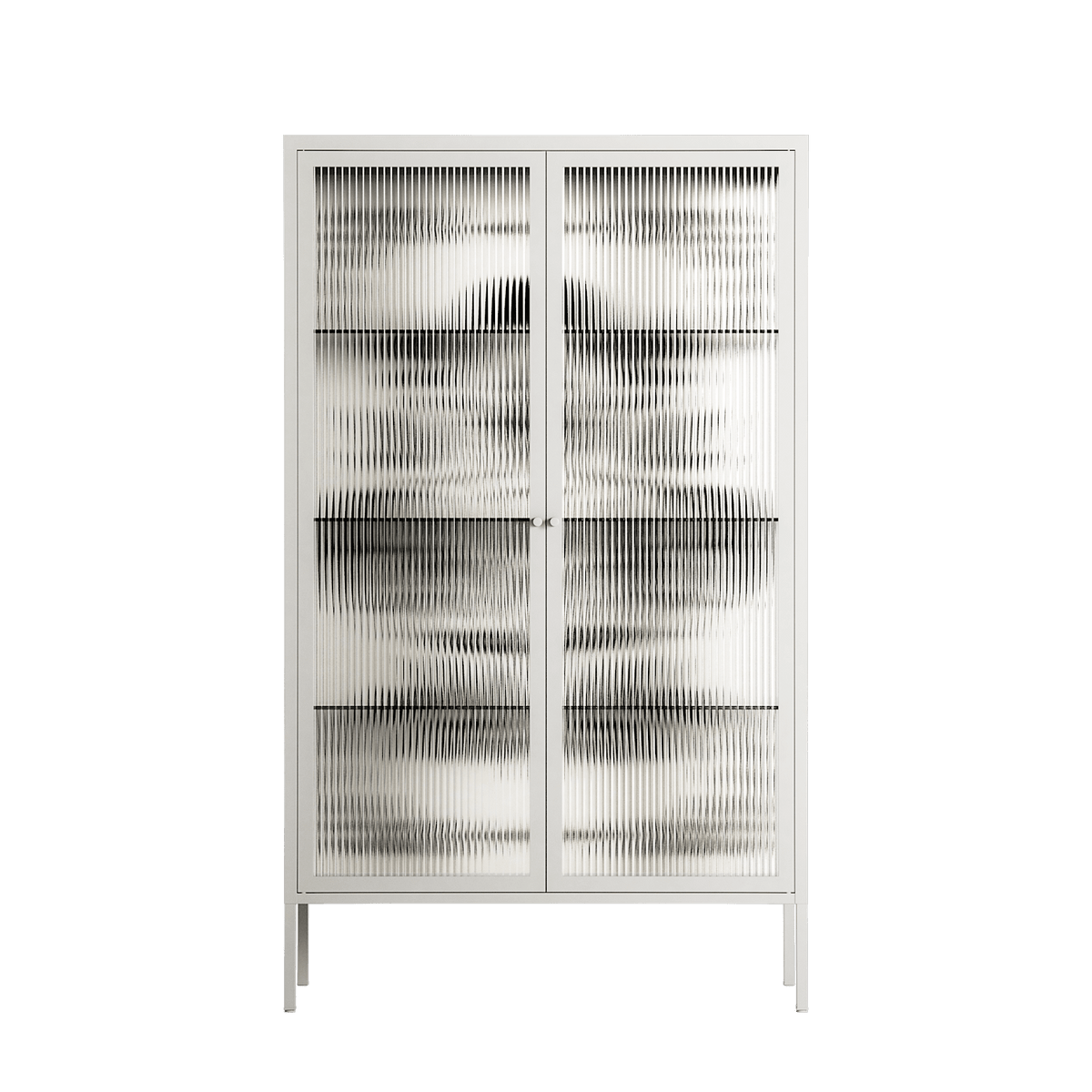 Barbed Bloom - Cabinet - Daphna Sebbane - Chalk - Reeded glass