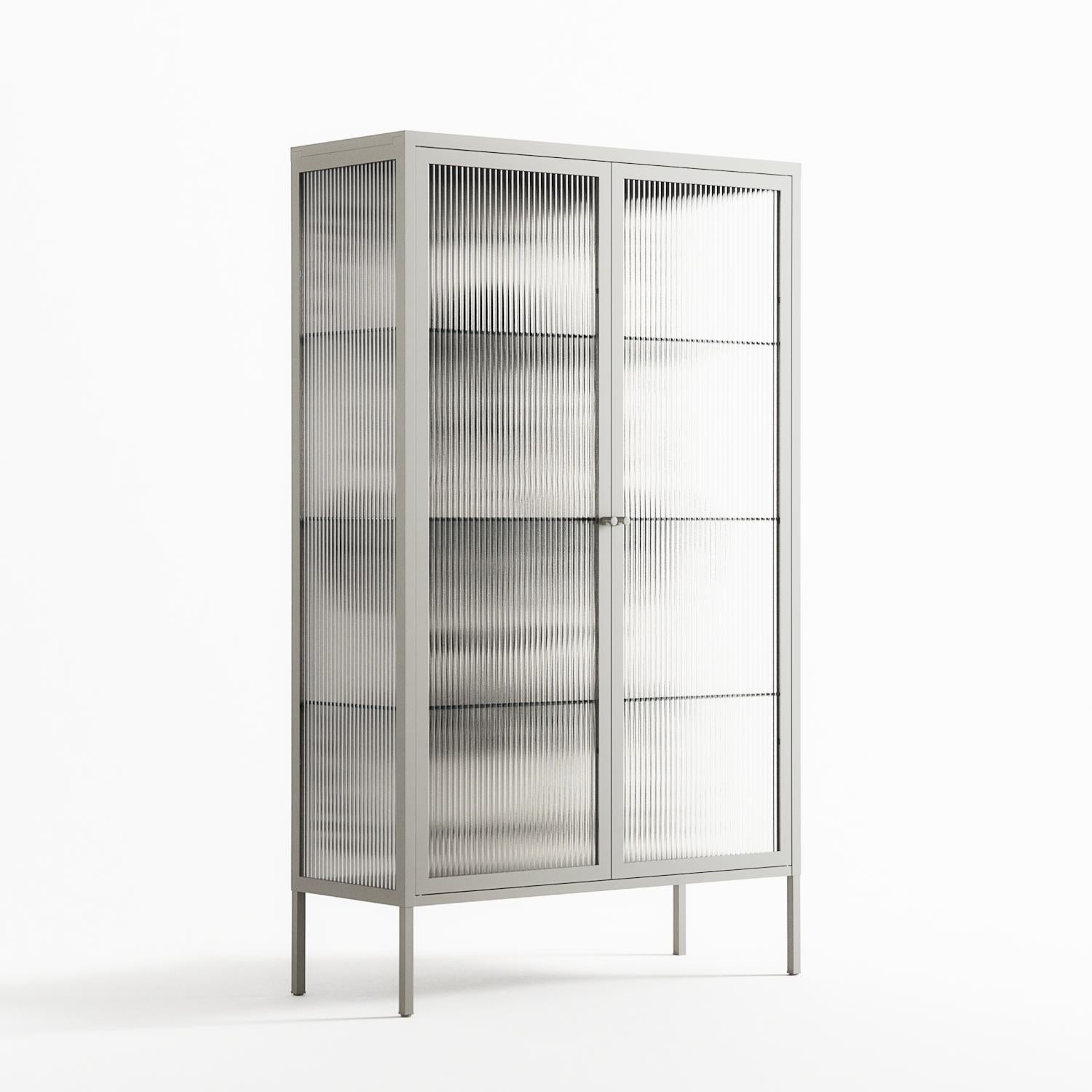 Barbed Bloom - Cabinet - Daphna Sebbane - Chalk - Reeded glass