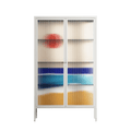 Ocean Sunrise - Cabinet - Henry Rivers - Chalk - Reeded glass