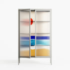 Ocean Sunrise - Cabinet - Henry Rivers - Chalk - Reeded glass