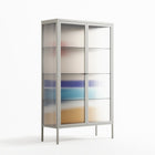 Ocean Sunrise - Cabinet - Henry Rivers - Chalk - Reeded glass