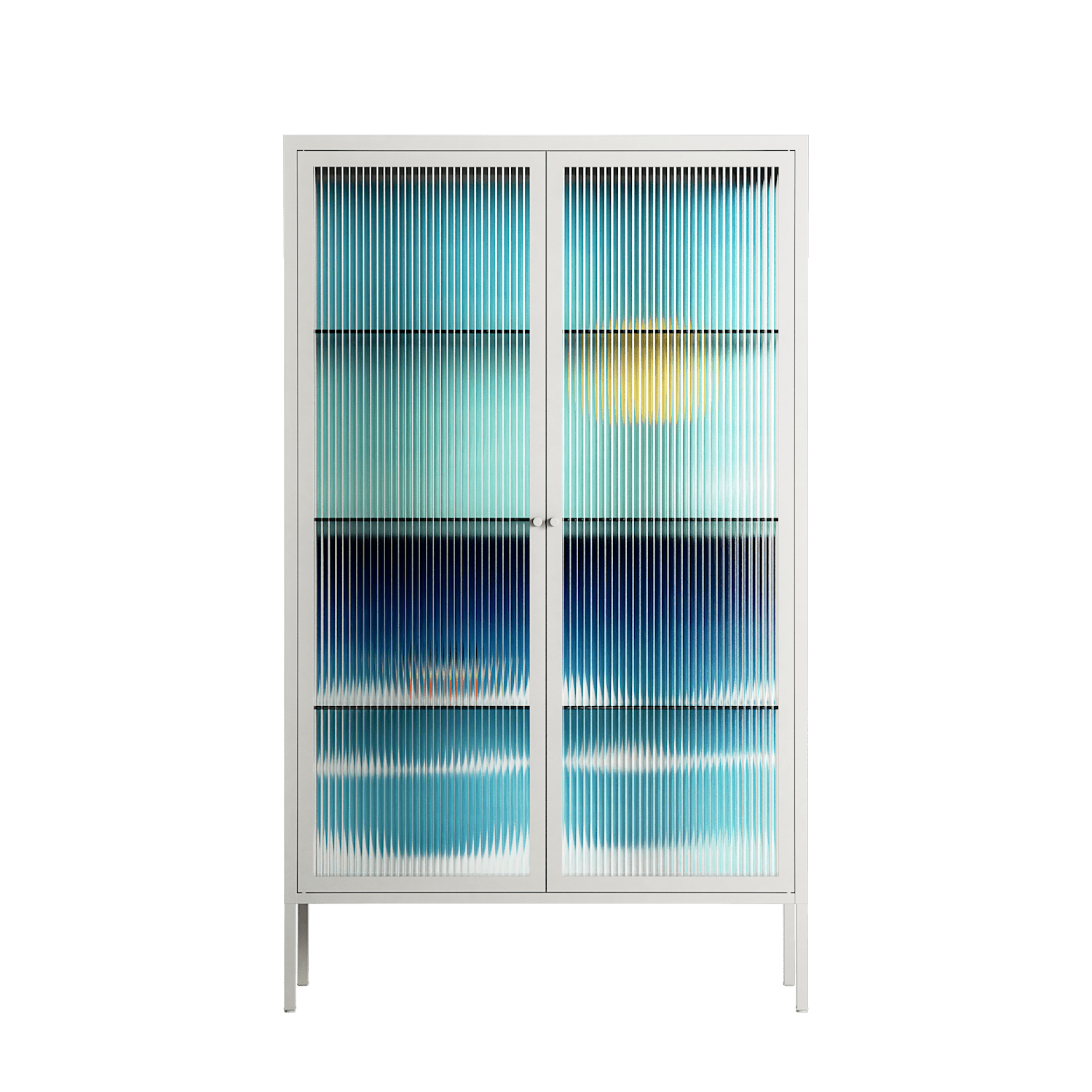 Sea Swim - Cabinet - Henry Rivers - Chalk - Reeded glass