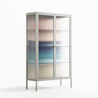 The Wave - Cabinet - Henry Rivers - Chalk - Reeded glass