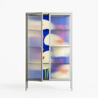 Meadow - Cabinet - Magda March - Chalk - Reeded glass