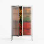 Hours - Cabinet - Oluwasheyi Adebayo - Chalk - Reeded glass