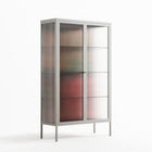 Hours - Cabinet - Oluwasheyi Adebayo - Chalk - Reeded glass