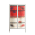 Parallel Mirage - Cabinet - Oluwasheyi Adebayo - Chalk - Reeded glass