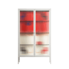 Parallel Mirage - Cabinet - Oluwasheyi Adebayo - Chalk - Reeded glass