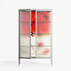 Parallel Mirage - Cabinet - Oluwasheyi Adebayo - Chalk - Reeded glass