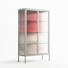 Parallel Mirage - Cabinet - Oluwasheyi Adebayo - Chalk - Reeded glass
