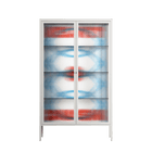 Velvet Dusk - Cabinet - Oluwasheyi Adebayo - Chalk - Reeded glass