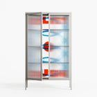 Velvet Dusk - Cabinet - Oluwasheyi Adebayo - Chalk - Reeded glass