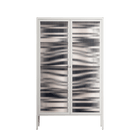 Wave Lens - Cabinet - Oluwasheyi Adebayo - Chalk - Reeded glass