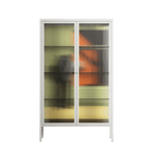 Anonymous Reader - Cabinet - Kristin Eriksson - Chalk - Reeded glass