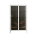 Friday Night Rituals - Cabinet - Kristin Eriksson - Chalk - Reeded glass