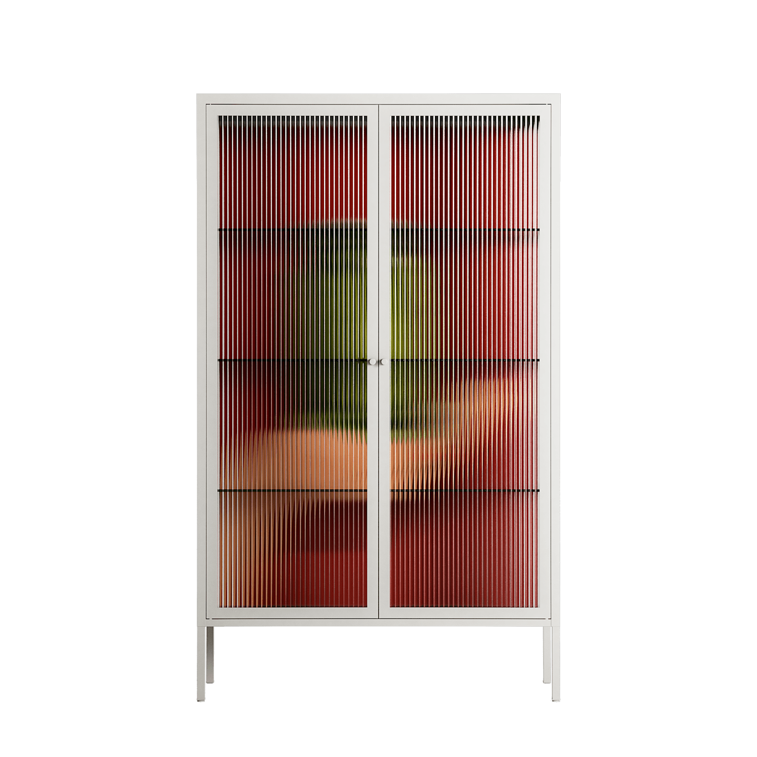 Pickles - Cabinet - Kristin Eriksson - Chalk - Reeded glass