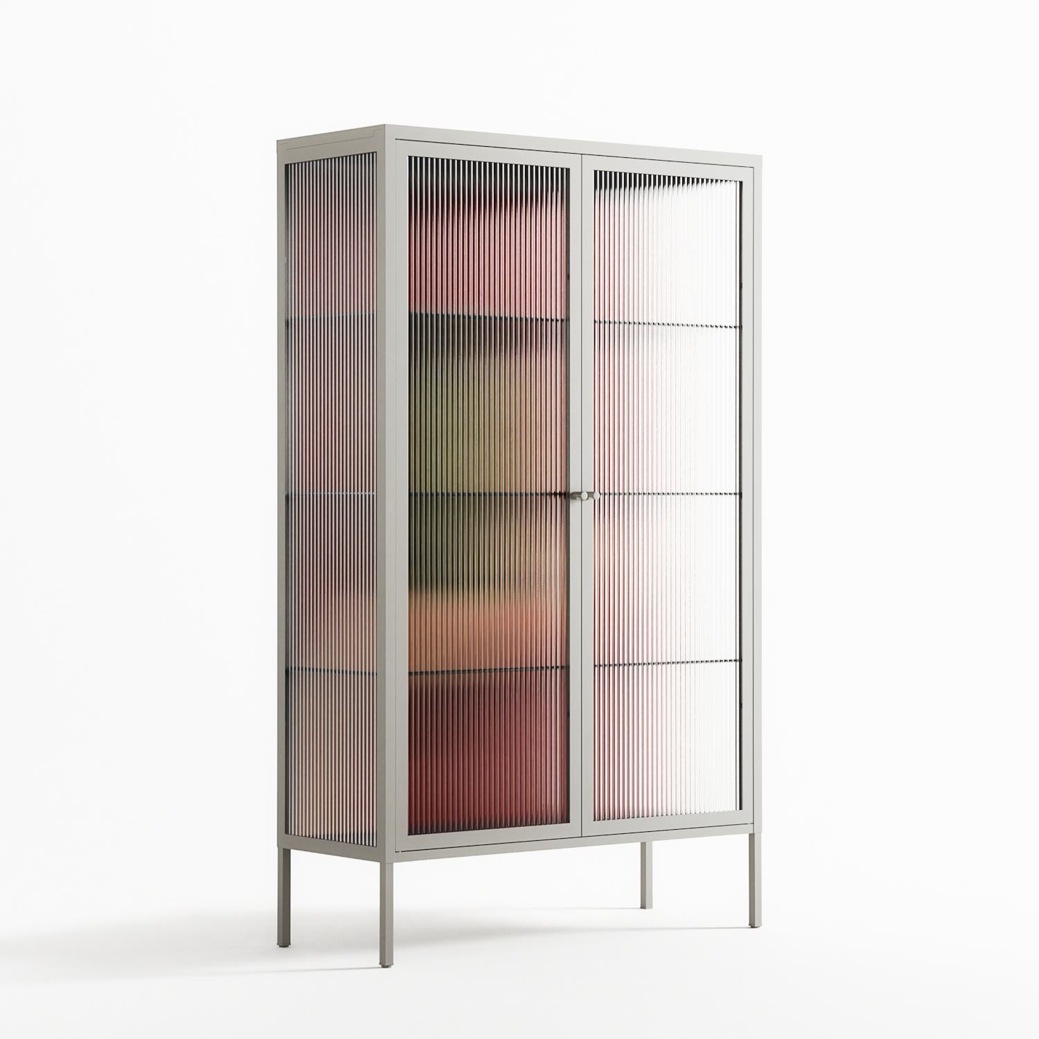 Pickles - Cabinet - Kristin Eriksson - Chalk - Reeded glass