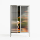 Waiting Game - Cabinet - Kristin Eriksson - Chalk - Reeded glass