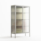 Can You Face It - Cabinet - Sophie Goudman-Peachey - Chalk - Reeded glass