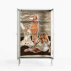 We Are Who We Are - Cabinet - Sophie Goudman-Peachey - Chalk - Reeded glass