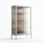 We Are Who We Are - Cabinet - Sophie Goudman-Peachey - Chalk - Reeded glass