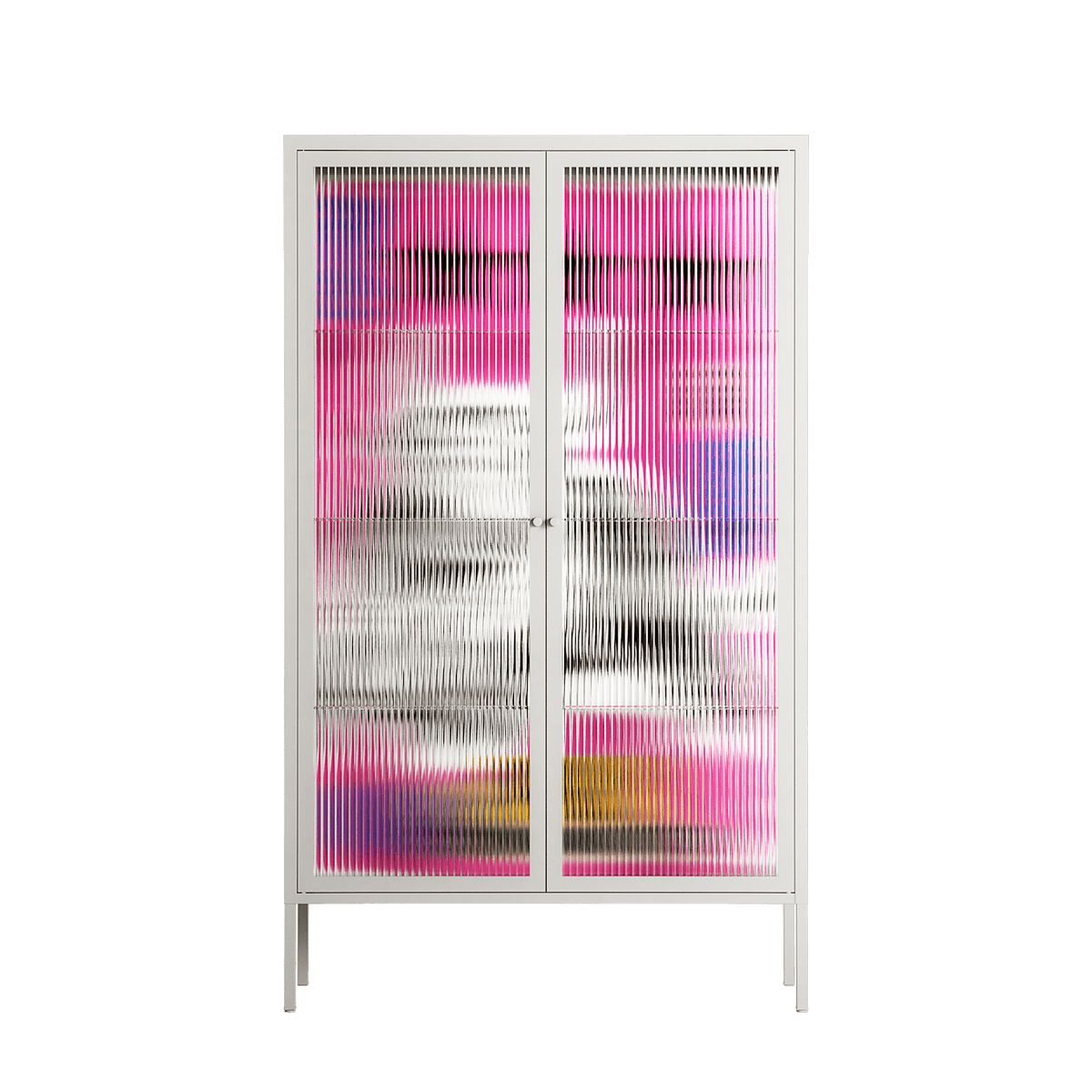 The Ringmaster - Cabinet - Caitlin Flood-Molyneux - Chalk - Reeded glass