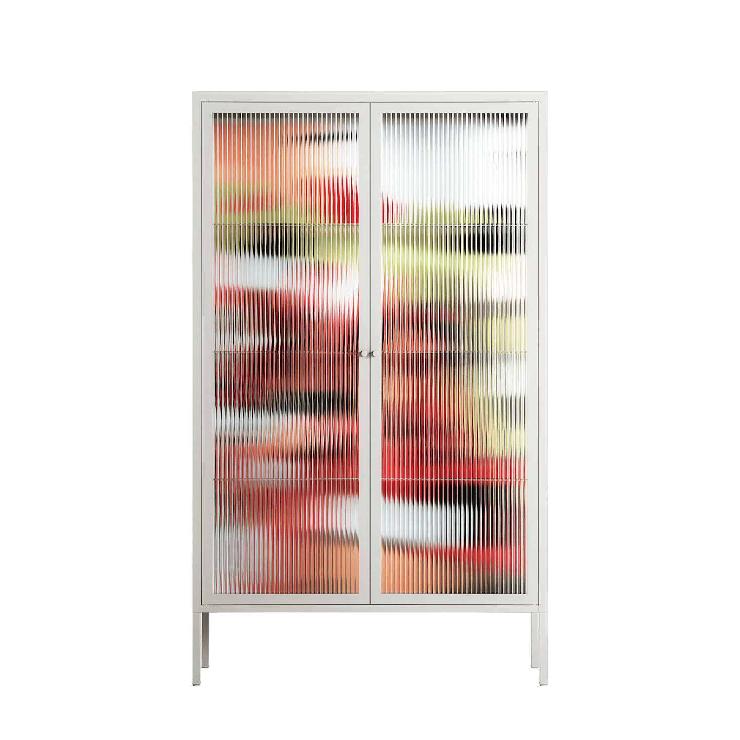 Rogue - Cabinet - Caitlin Flood-Molyneux - Chalk - Reeded glass