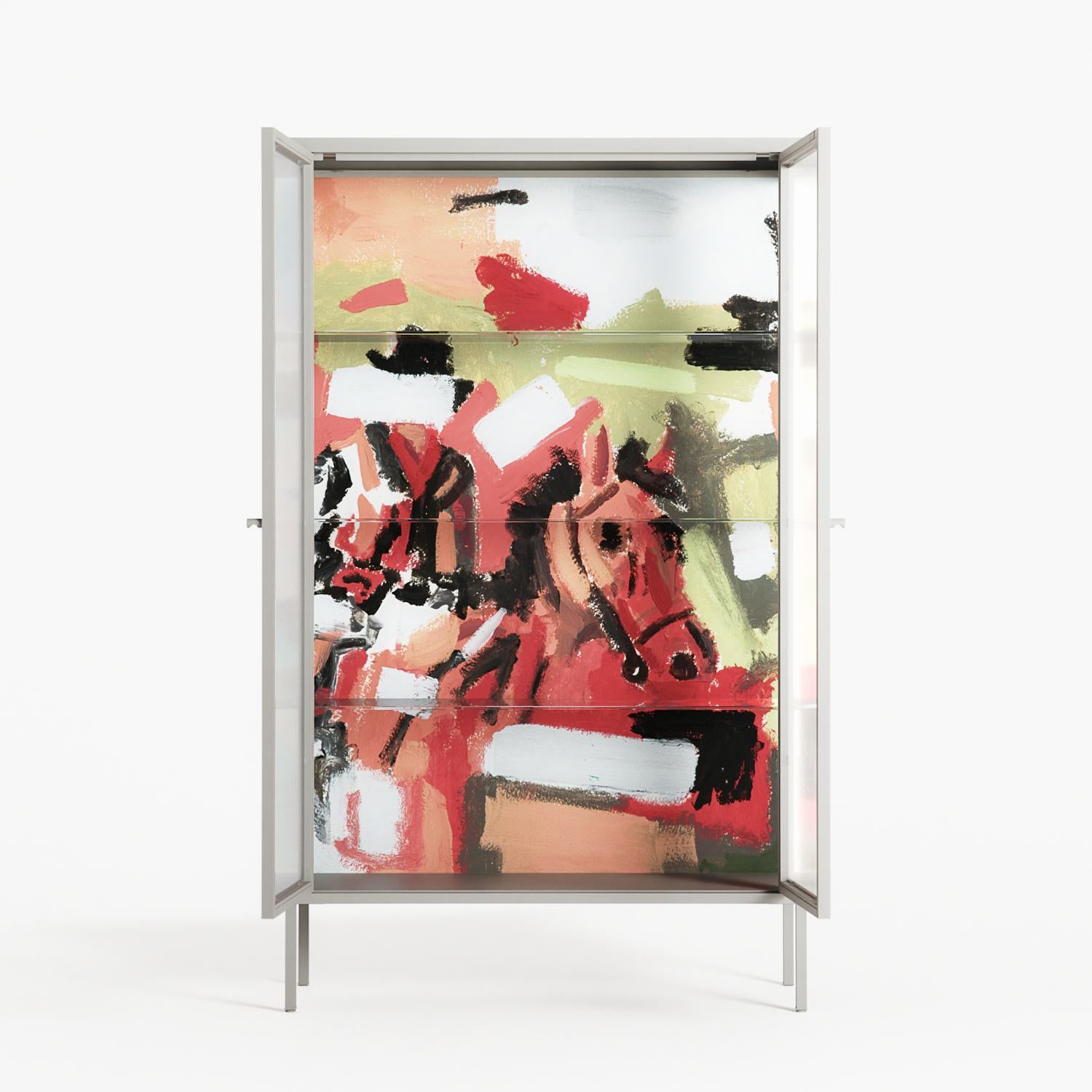 Rogue - Cabinet - Caitlin Flood-Molyneux - Chalk - Reeded glass