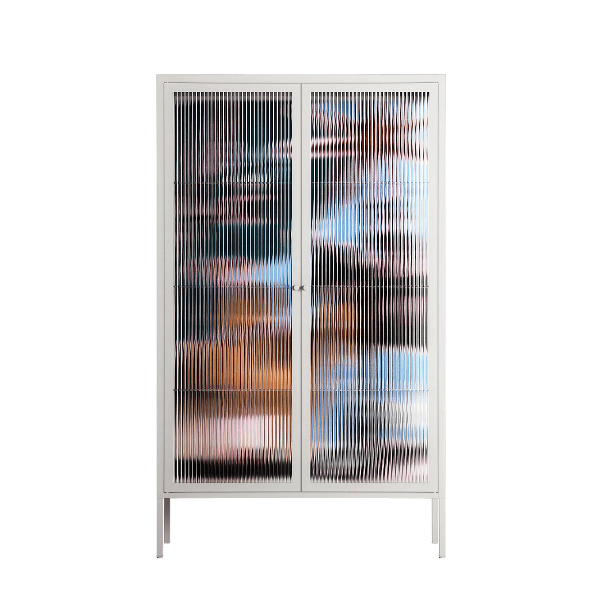 Hidden Sorrow - Cabinet - Caitlin Flood-Molyneux - Chalk - Reeded glass