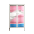 Fleeing - Cabinet - Caitlin Flood-Molyneux - Chalk - Reeded glass