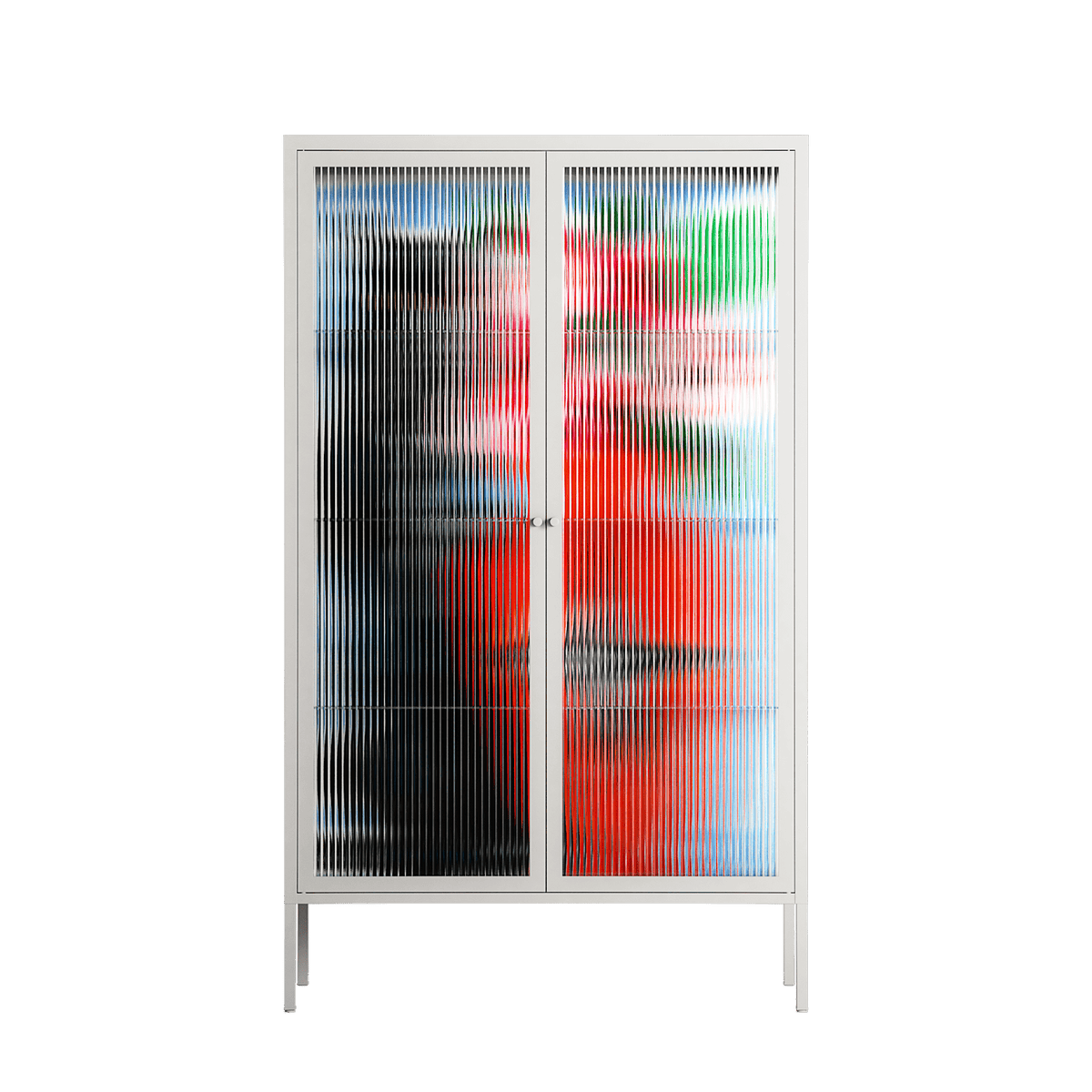 Guardian - Cabinet - Caitlin Flood-Molyneux - Chalk - Reeded glass