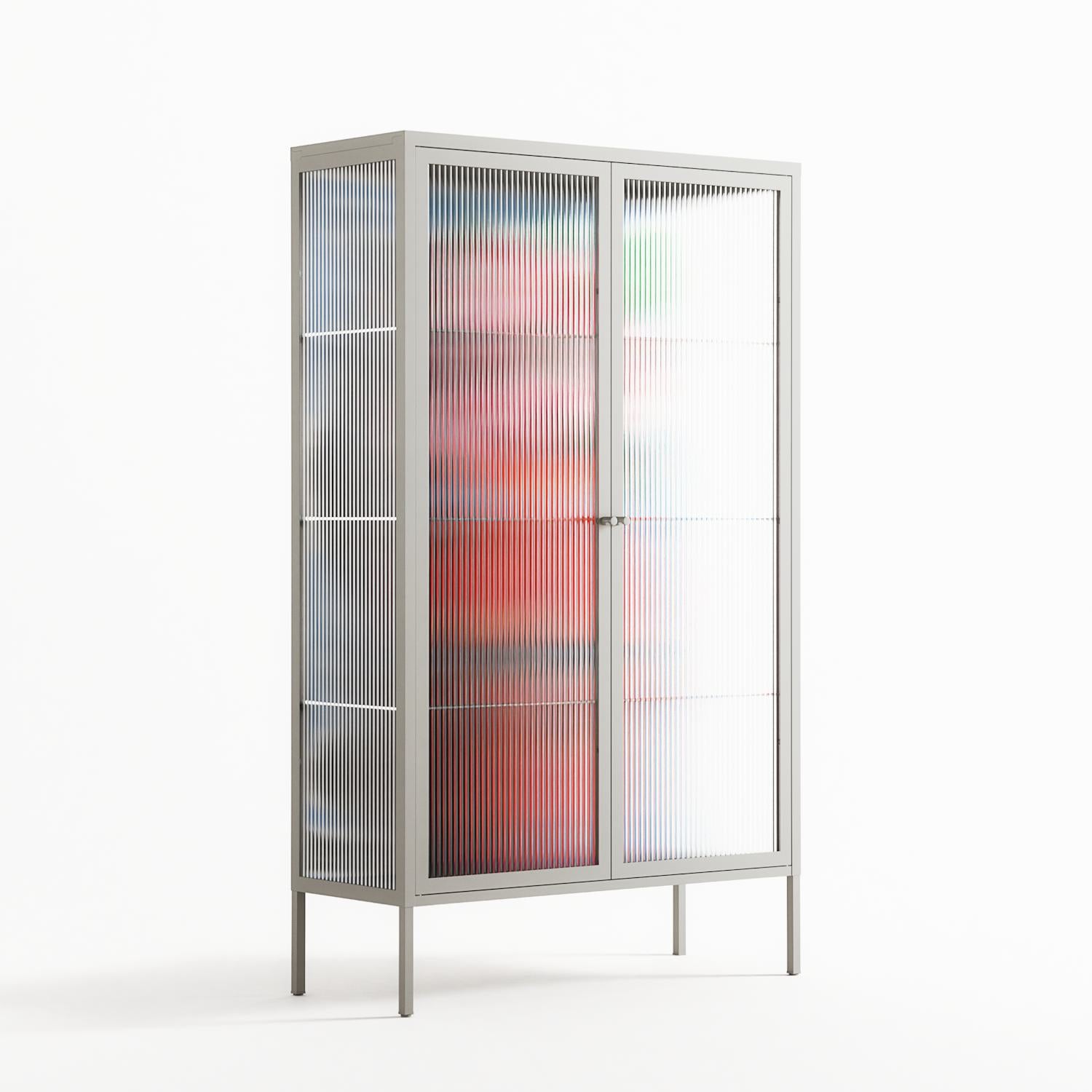 Guardian - Cabinet - Caitlin Flood-Molyneux - Chalk - Reeded glass