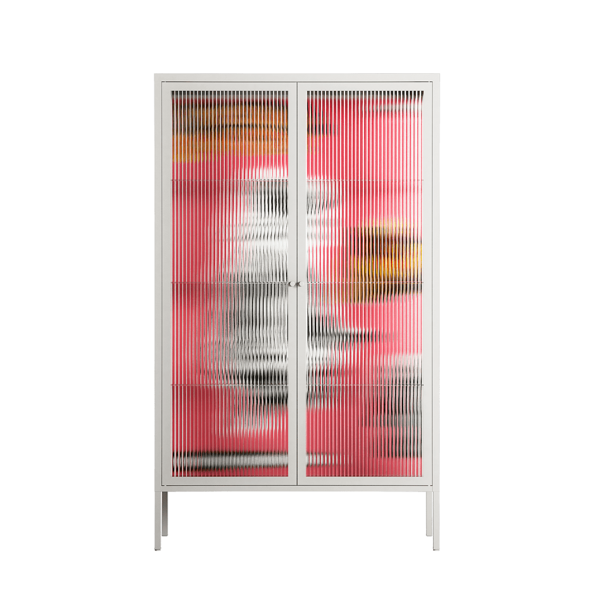 Change - Cabinet - Caitlin Flood-Molyneux - Chalk - Reeded glass