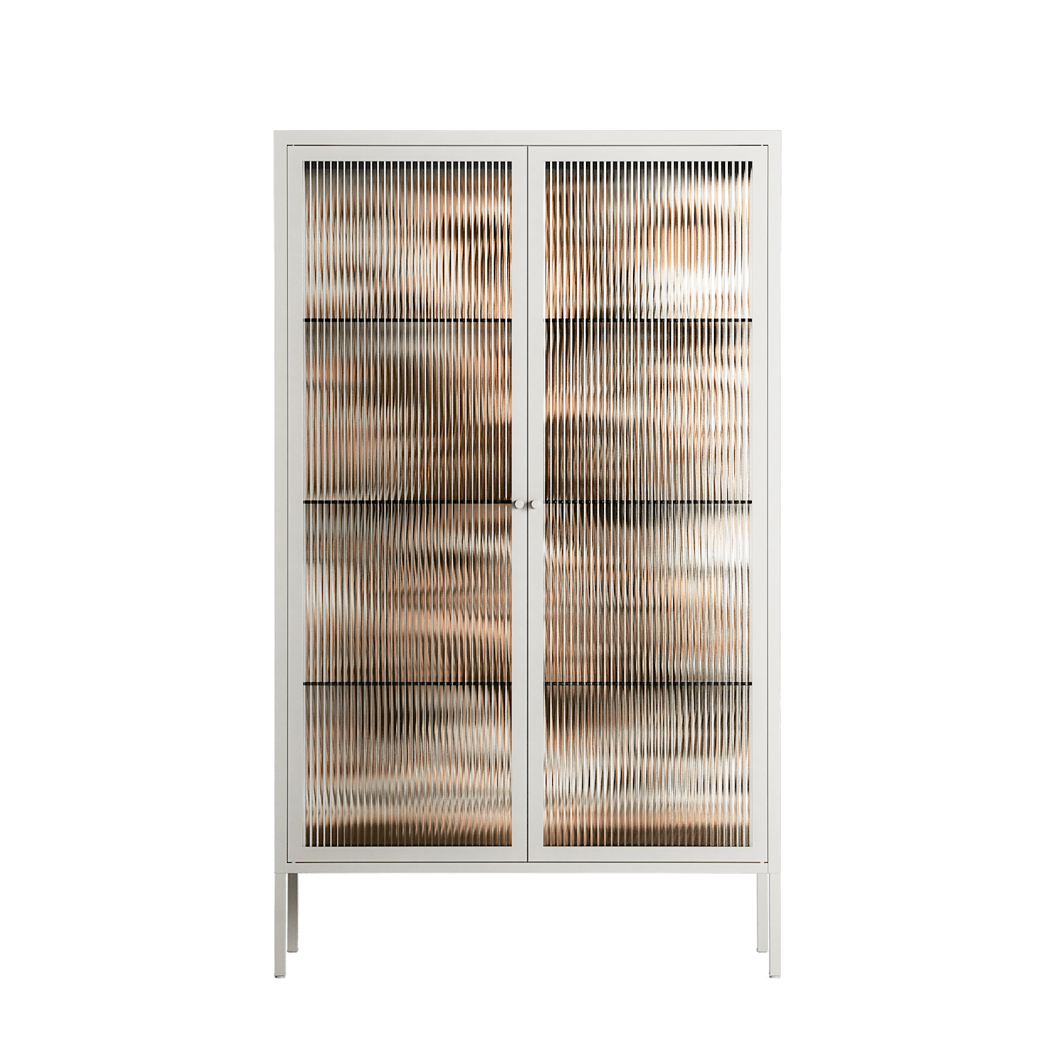 Delight Pink - Cabinet - Diana Catchpole - Chalk - Reeded glass