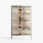 Delight Pink - Cabinet - Diana Catchpole - Chalk - Reeded glass