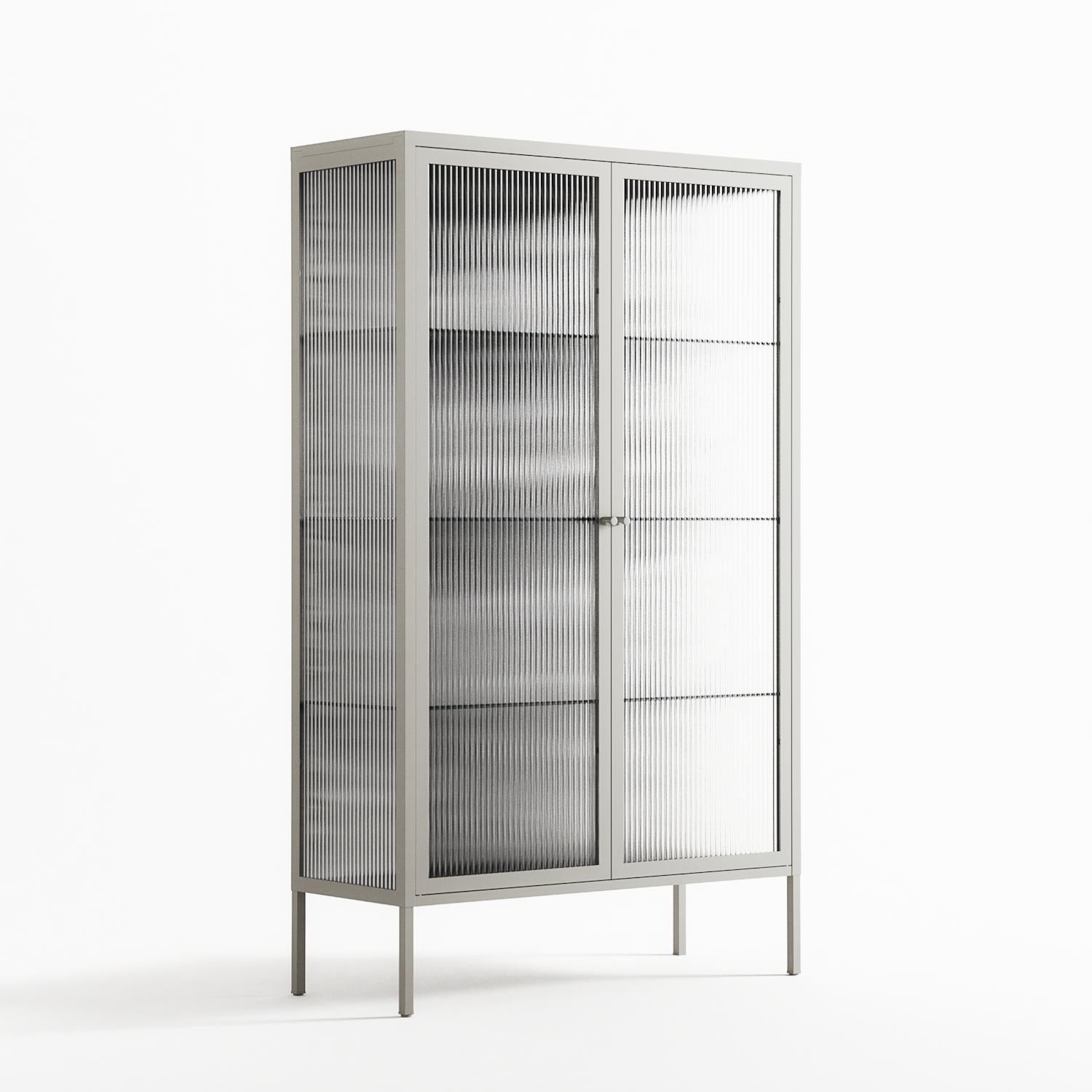 Flight Of Fancy - Cabinet - Diana Catchpole - Chalk - Reeded glass
