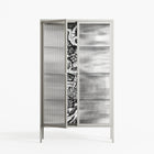 Flight Of Fancy 3 - Cabinet - Diana Catchpole - Chalk - Reeded glass