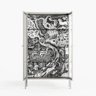 Flight Of Fancy 3 - Cabinet - Diana Catchpole - Chalk - Reeded glass