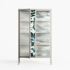 Ode to Summer 3 - Cabinet - Diana Catchpole - Chalk - Reeded glass